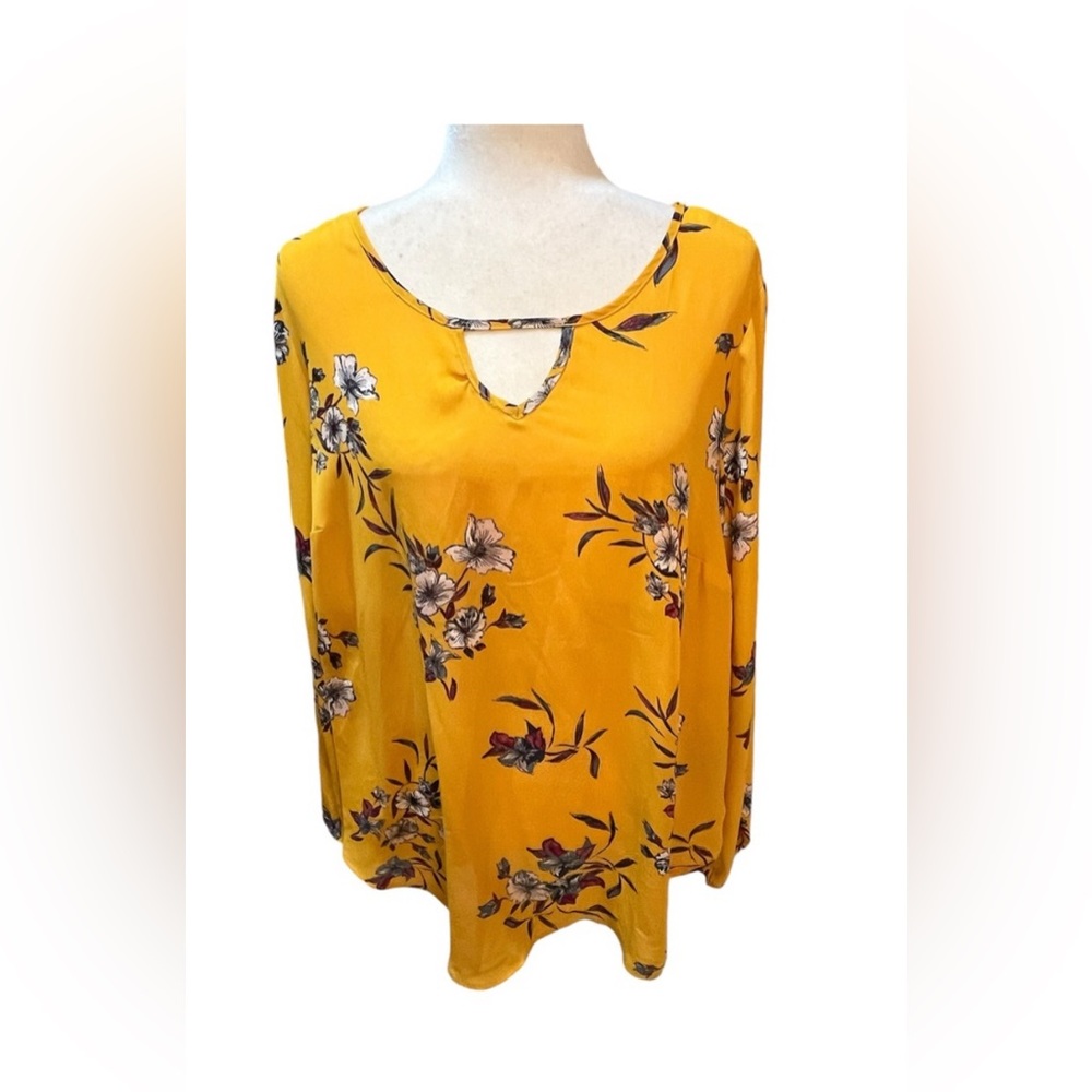 Torrid Gold Relaxed Cut Out Blouse